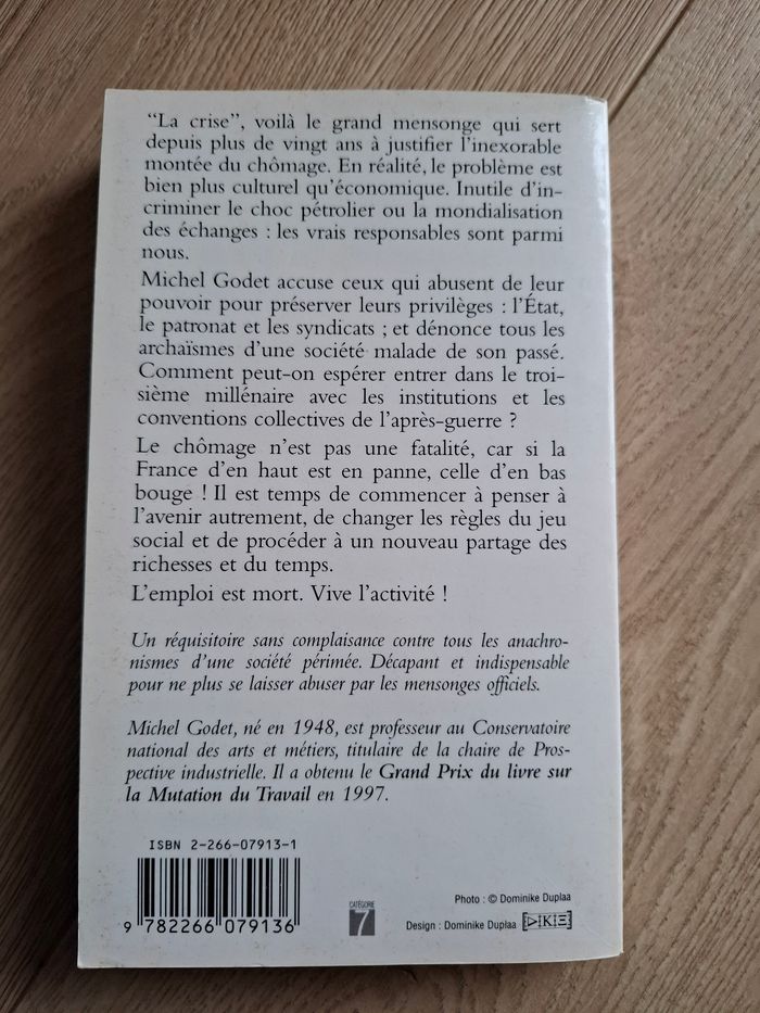 Récit Emploi, le grand mensonge de Michel Godet en bon état - photo numéro 2