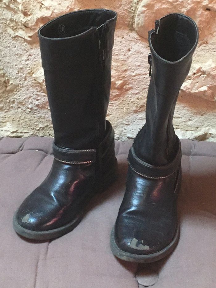 Bottes fille taille 26