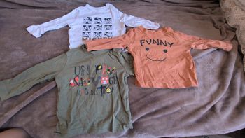 Lot de 3 t-shirts a manches longues