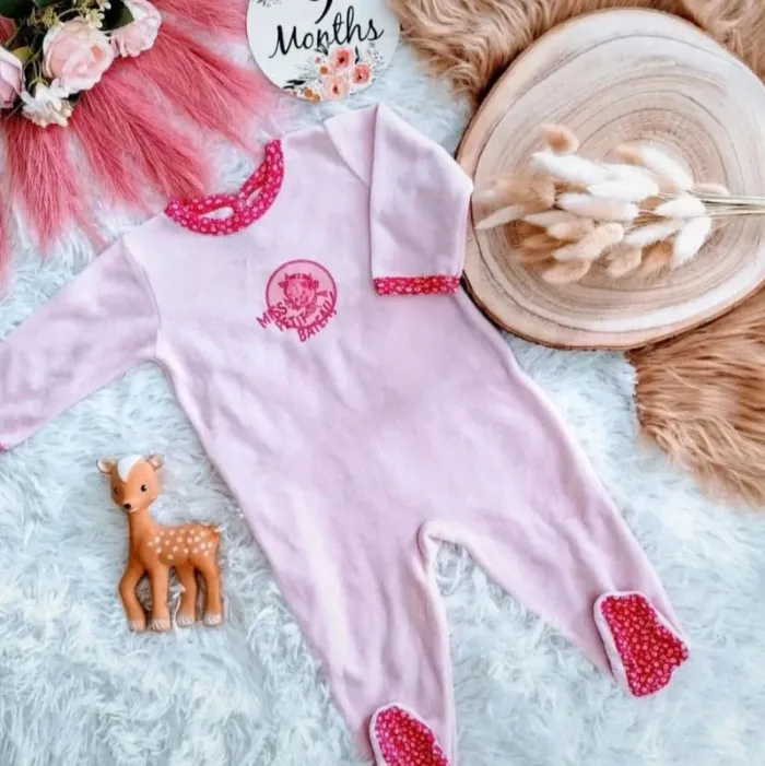 Pyjama et bandeau cheveux petit bateau fille 9 mois 🎀 - photo numéro 2