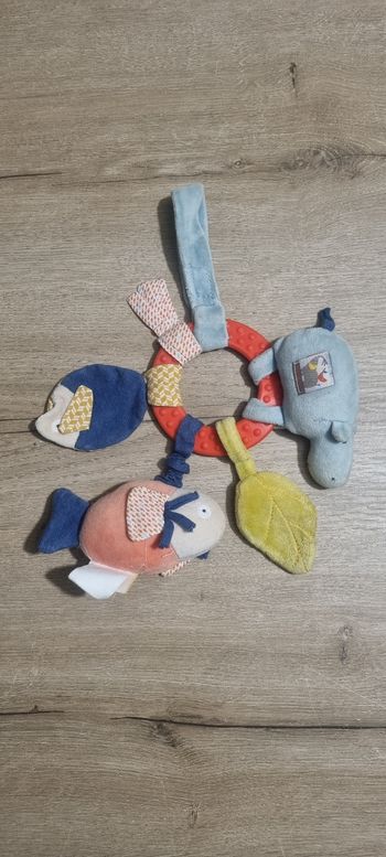 Hochet anneau Moulin Roty Les papoum