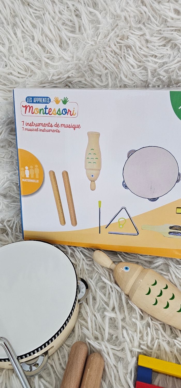 Instruments en bois les apprentis montessori neuf - photo numéro 6