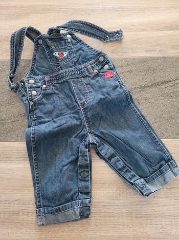Salopette en jeans - collection lulu castagnette gemo 6 mois