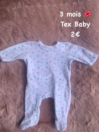 Pyjama 🌺 3 mois 🌺 Tex Baby