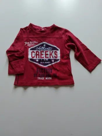 tee shirt manches longues creeks garcon 12 mois