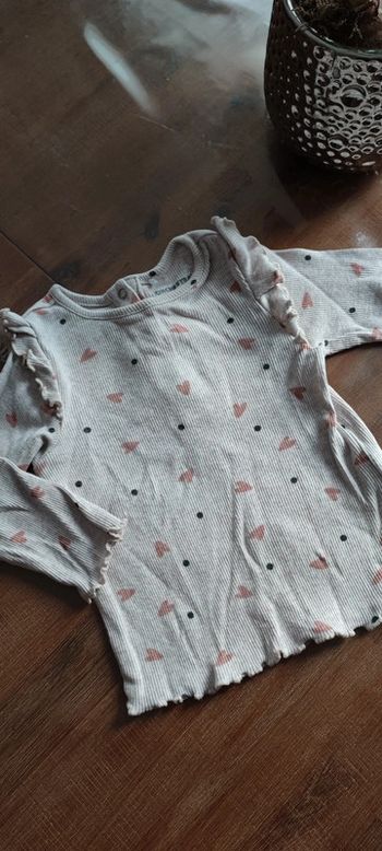 Tee-shirt fille manches longues 12mois