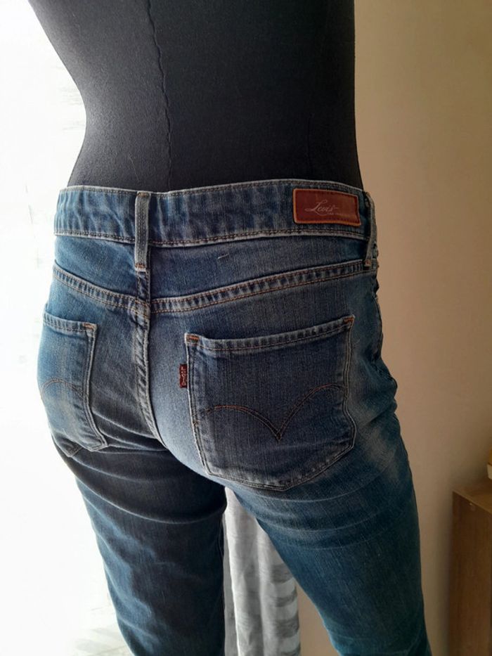 Jeans bleu Levi's taille 38 slim - photo numéro 8
