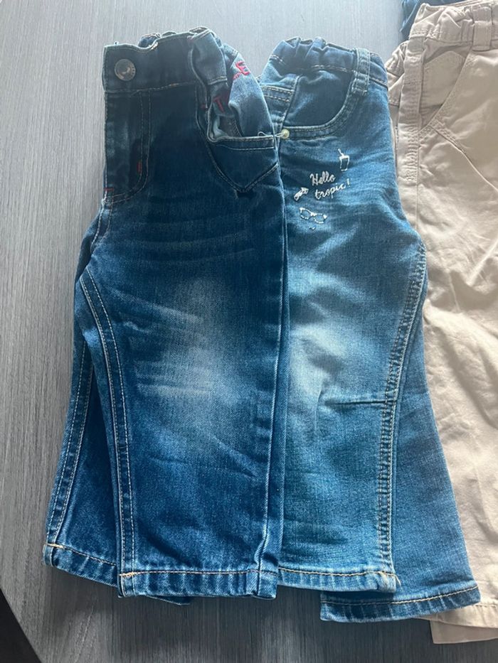 Lot de pantalons garçon 18 mois toutes marques - photo numéro 2