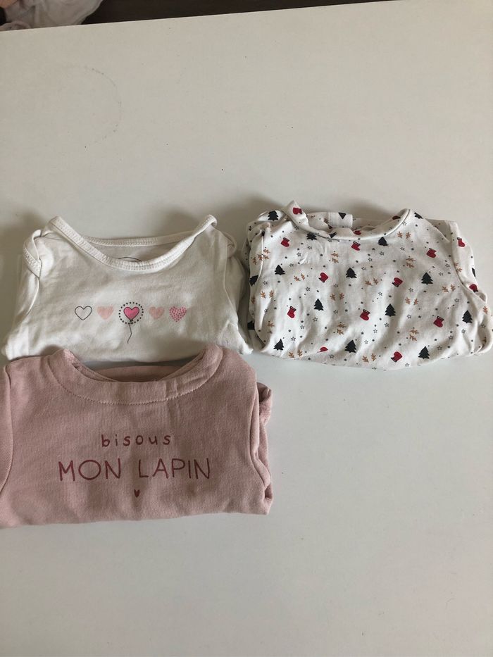 Lot de 3 pulls 1 mois