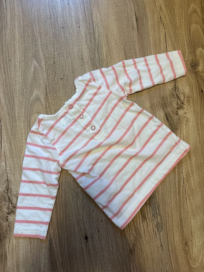 Lot 2 tshirts manches longues + pantalon 6 mois - photo numéro 4