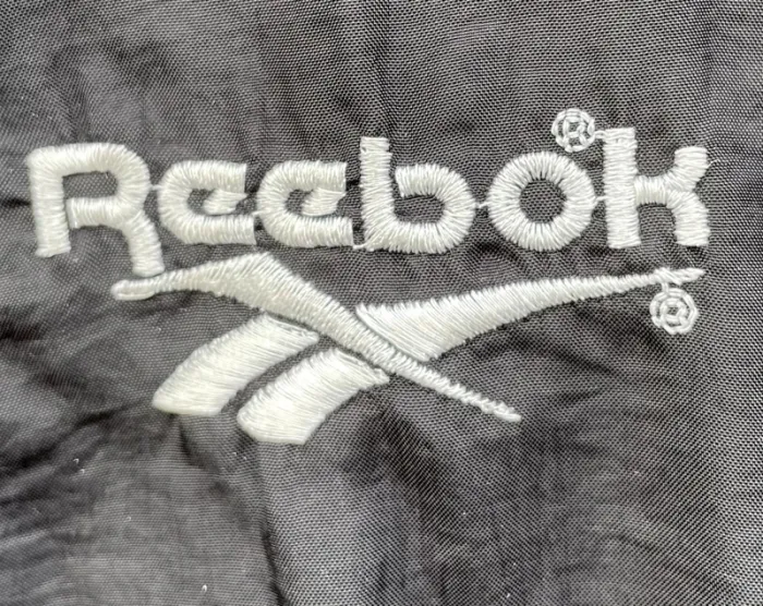 Reebok vintage black red track jacket windbreaker Veste coupe-vent Womens Size L - photo numéro 4
