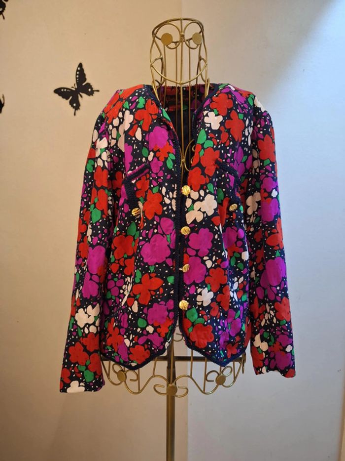 Veste fleurie - Gaston Favre