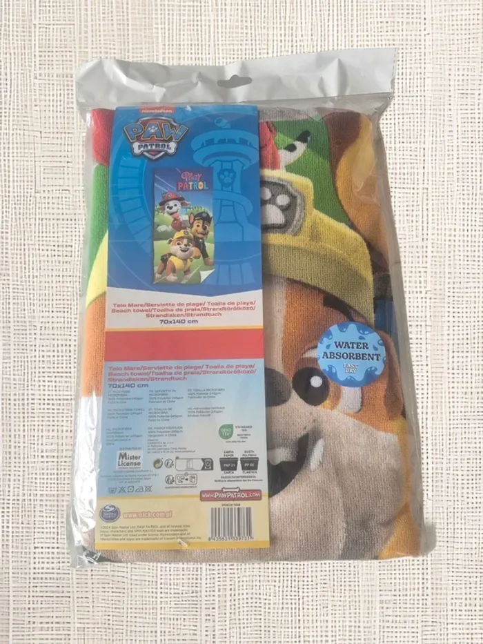 Drap de plage paw patrol