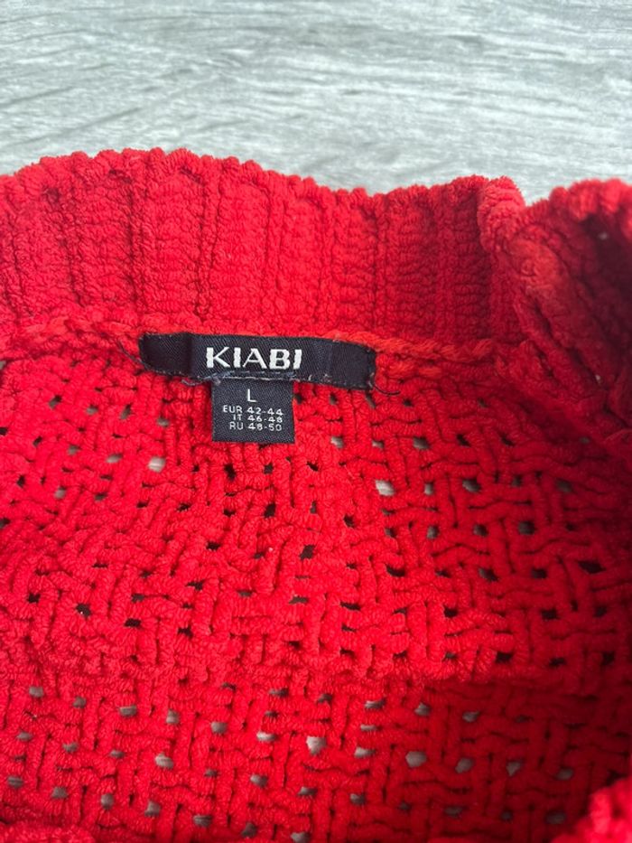 Pull rouge Kiabi L - photo numéro 2