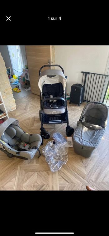 Poussette joie trio chrome