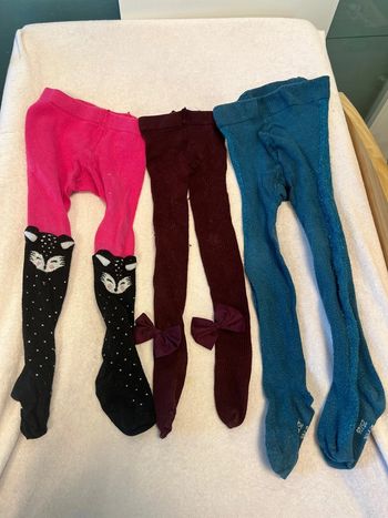 Lot de 3 paires de collants 12-24