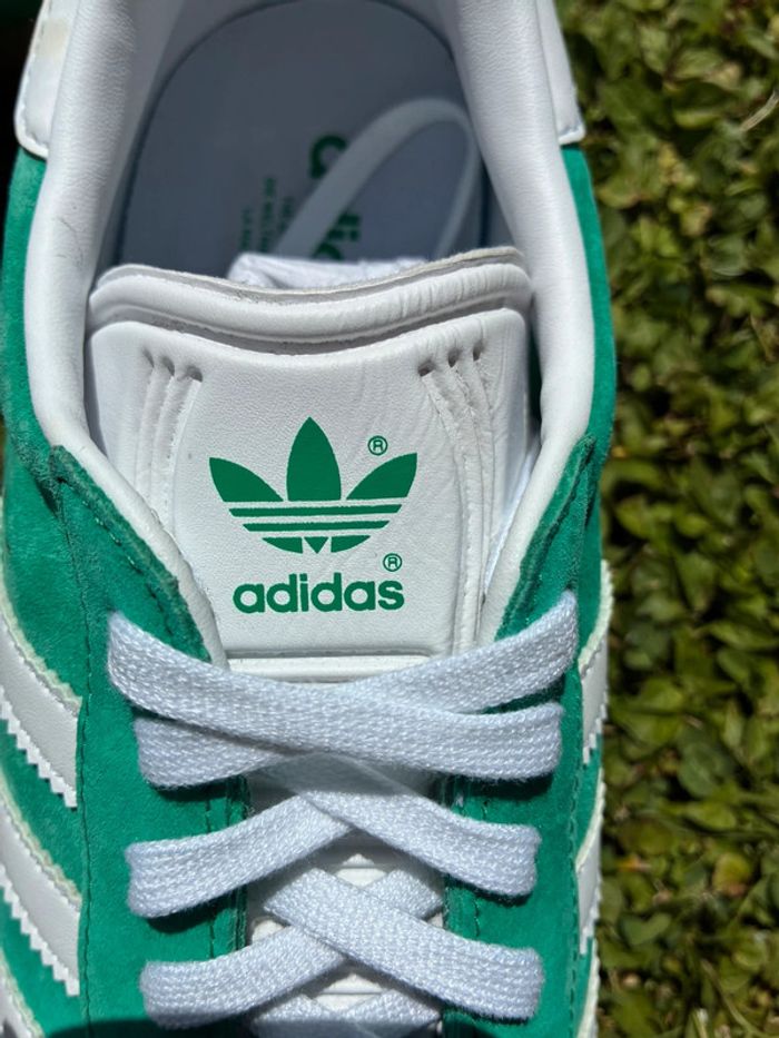 Baskets adidas gazelle verte pointure 43 très bon état avec boîte - photo numéro 9