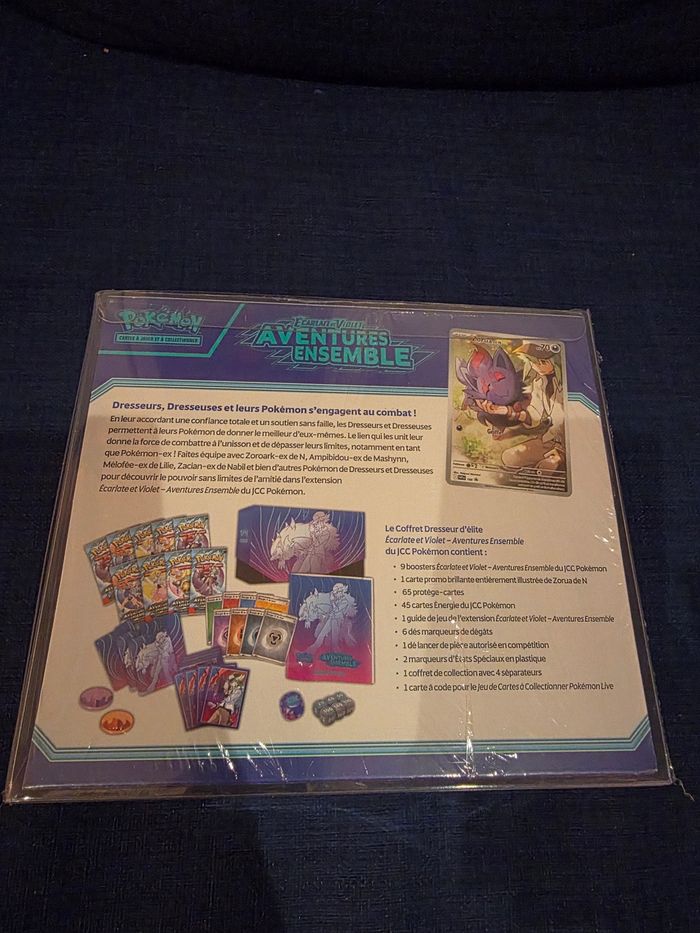Etb Pokémon aventures ensembles écarlate et violet - photo numéro 3