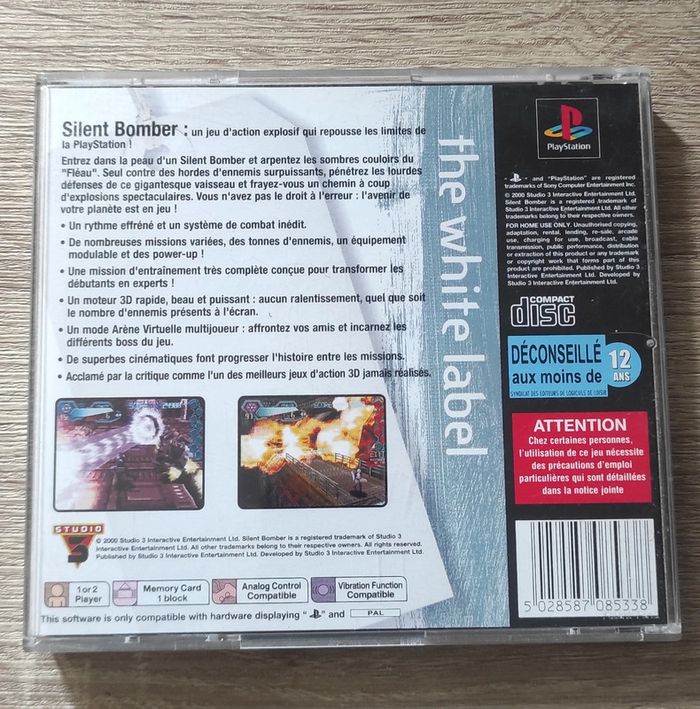 Jeu silent bomber ps1 - photo numéro 3