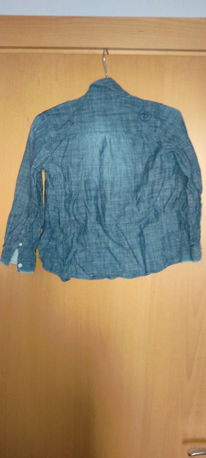 Chemise bleu jean - photo numéro 2