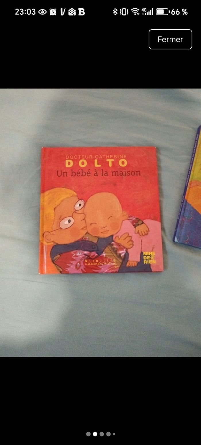 2 livres Francoise Dolto naissance / bébé - photo numéro 2