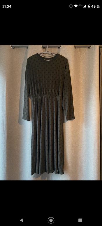 Robe longue à pois Zara