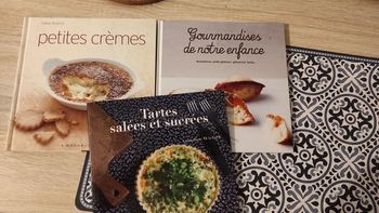Lots de 3 livres de recettes