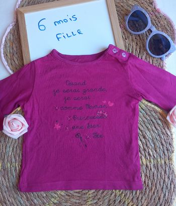 Pull fin fille 👧 6 mois