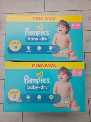 Pampers baby dry taille 4