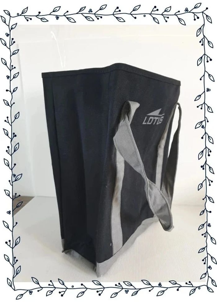 Sac fourre tout Lotus, bon état, 42x30cm - photo numéro 4