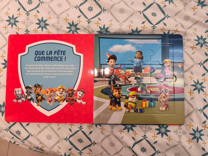 Livre puzzle Pat patrouille - photo numéro 3