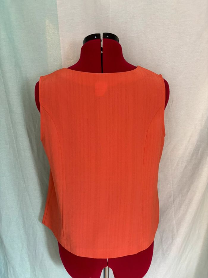 Superbe débardeur tailleur corail - photo numéro 4
