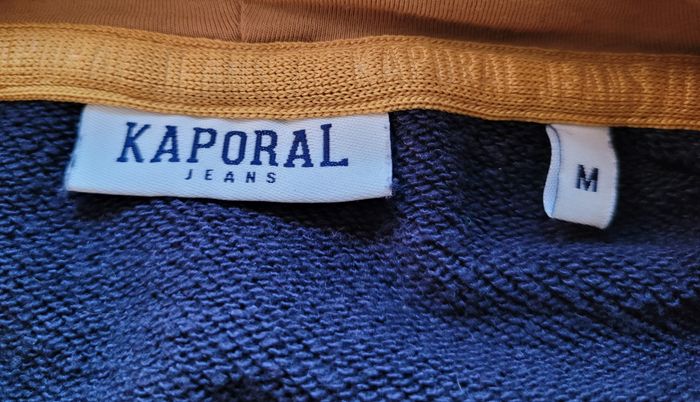 Sweat à capuche marine et orange Kaporal Jeans Taille M/L - photo numéro 5