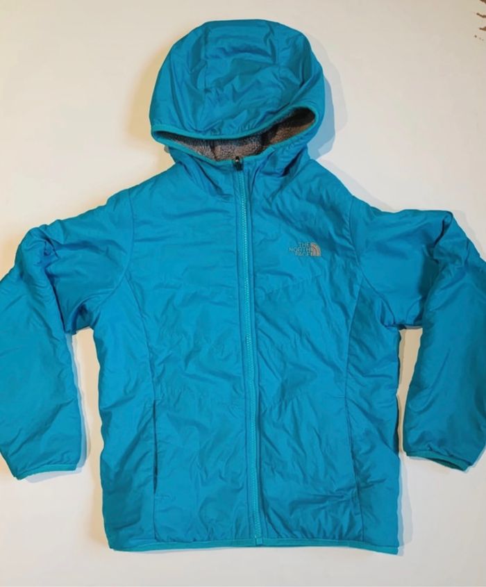 Polaire The North Face réversible 10/12 ans , bleu/gris - photo numéro 2