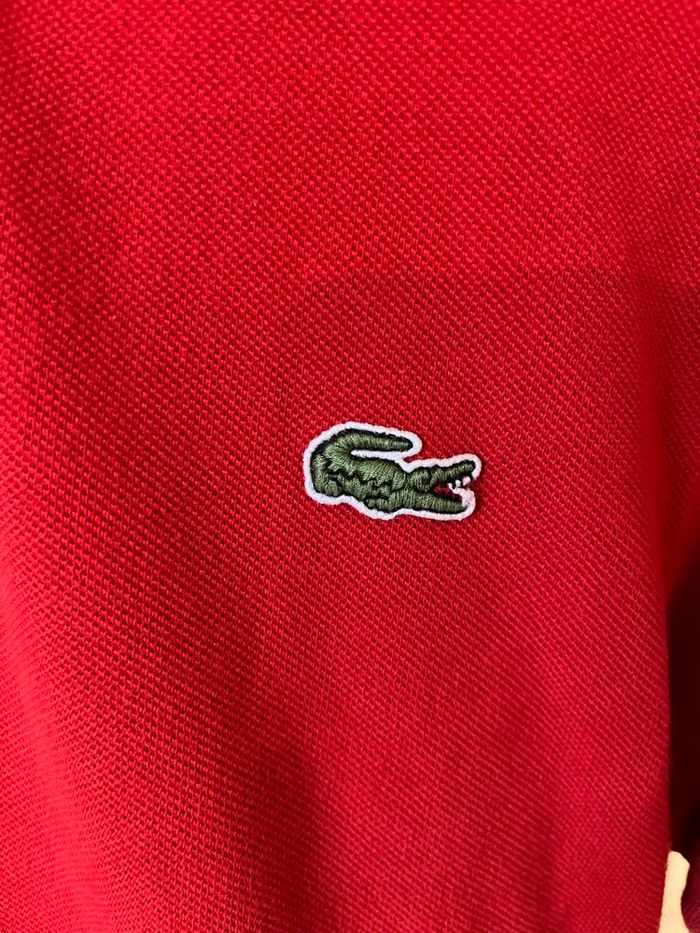 Polo Lacoste rouge - photo numéro 2