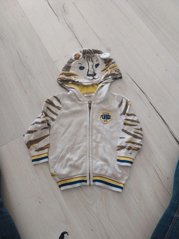 Veste à capuche catimini 12 mois
