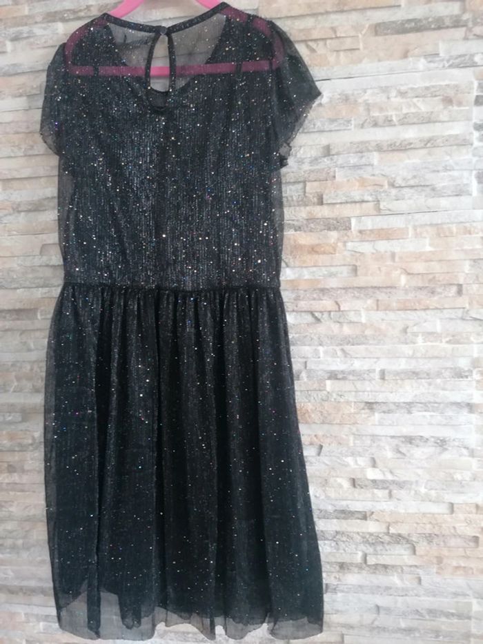 Robe paillettes portée 1seule fois gemo 10ans #10ans_krocaro - photo numéro 12