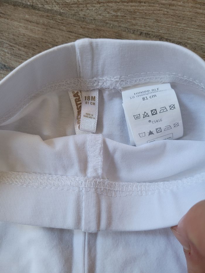 Lot de 4 leggings taille 18 mois - photo numéro 5