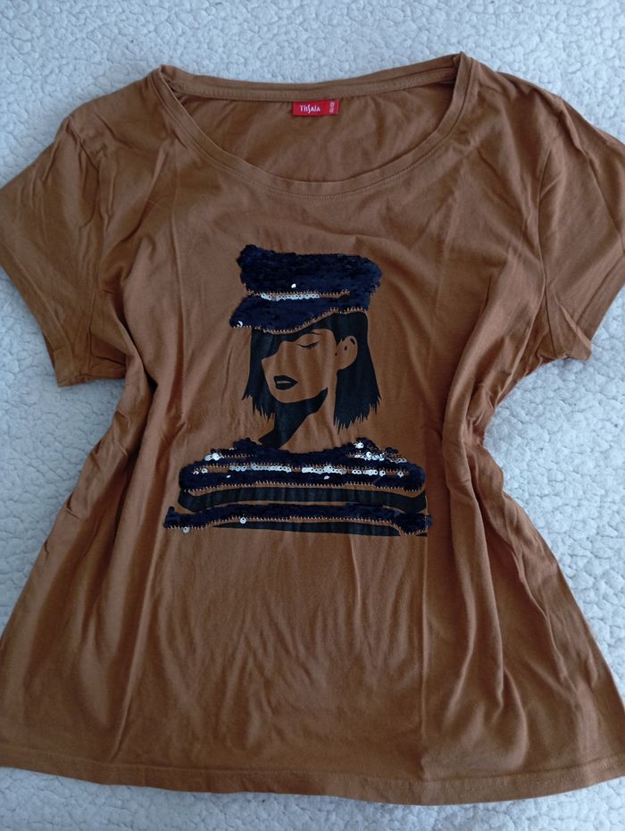 t-shirt strass réversibles - photo numéro 2