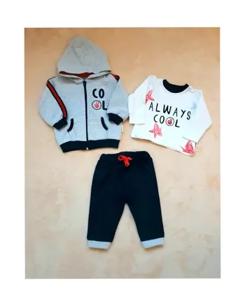 9/12 mois Lot jogging molletonné chaud