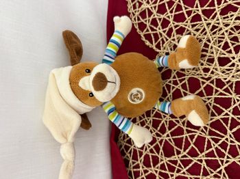 Doudou musical chien beige marron GIPSY
