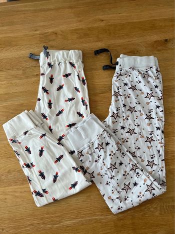 Lot de deux pantalons de pyjama TAO