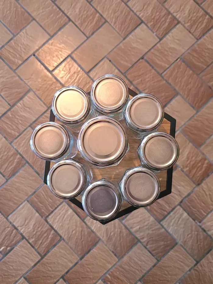lot de 10 pots à confiture en verre - photo numéro 3