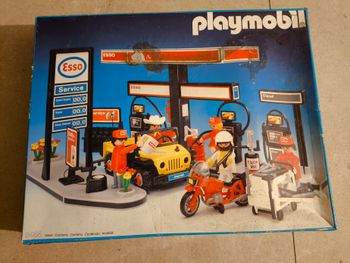 Playmobil station service ESSO Vintage