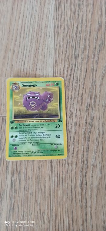 Carte pokemon smogogo
