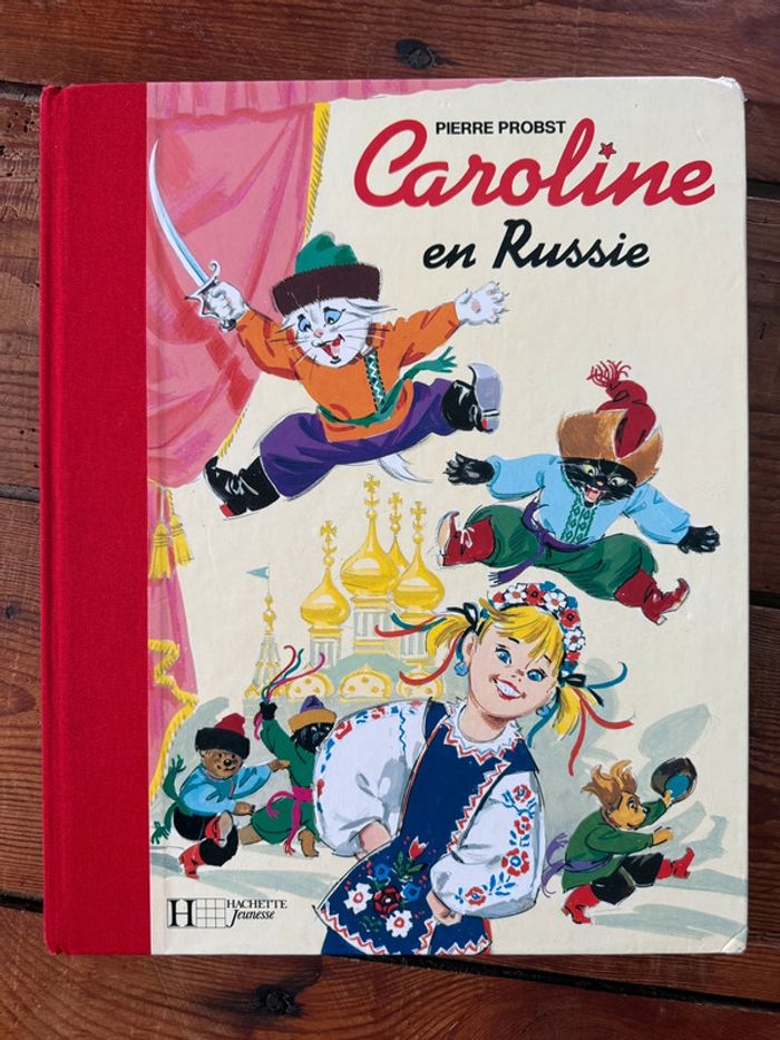 Moyen 1 - Livre édition limitée reliure rouge Caroline en Russie Pierre Probst bd