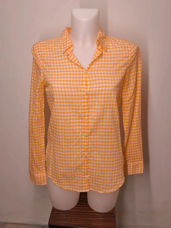 Chemise United Colors of Benetton Femme Taille XS Orange