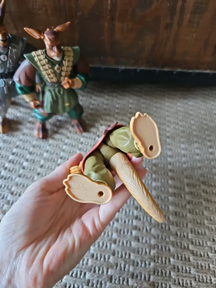 Figurine kangourou guerriers de la vertue vintage - photo numéro 4