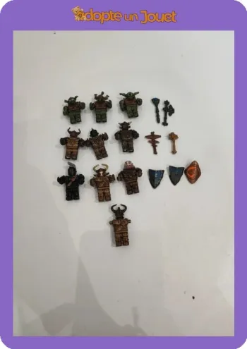 Lot figurines Krystal Wars Mega Bloks
