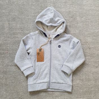 Veste zippé gris 3 ans-94 cm Timberland. Neuf